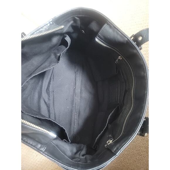 2007 Coach Leather Executive Carry All F11203 Bag Black - Picture 12 of 13